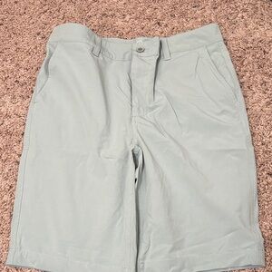 Southern Tide Kids Light Gray Flat Front Shorts